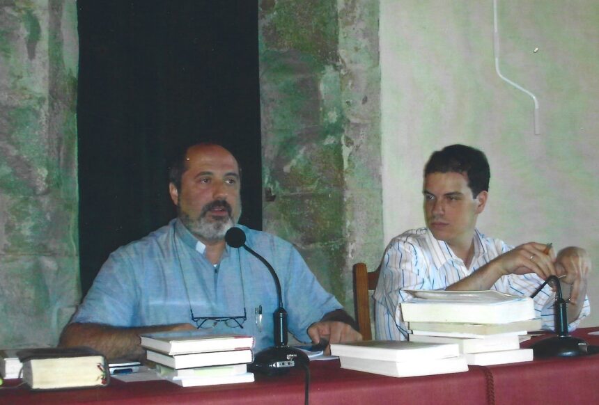 Don Silvio Barbaglia a Camaldoli nel 2007